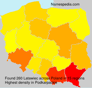 Surname Latawiec in Poland Surname Latawiec in Poland