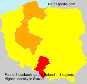 Surname Laubach in Poland Surname Laubach in Poland