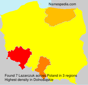 Surname Lazarczuk in Poland Surname Lazarczuk in Poland