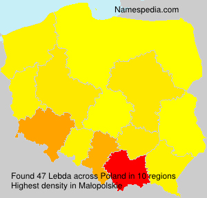 Surname Lebda in Poland Surname Lebda in Poland