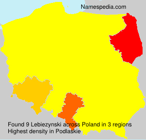 Surname Lebiezynski in Poland Surname Lebiezynski in Poland