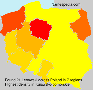 Surname Lebowski in Poland Surname Lebowski in Poland