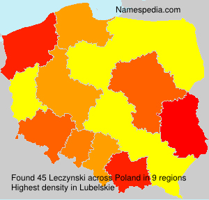 Surname Leczynski in Poland Surname Leczynski in Poland