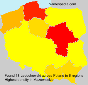 Surname Ledochowski in Poland Surname Ledochowski in Poland