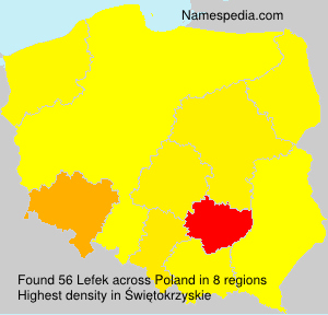 Surname Lefek in Poland Surname Lefek in Poland