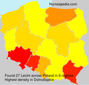 Surname Leicht in Poland Surname Leicht in Poland