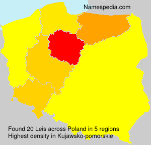 Surname Leis in Poland Surname Leis in Poland