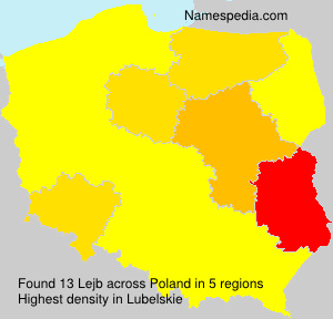 Surname Lejb in Poland Surname Lejb in Poland