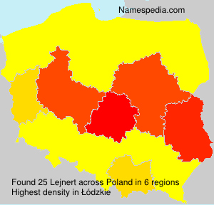 Surname Lejnert in Poland Surname Lejnert in Poland