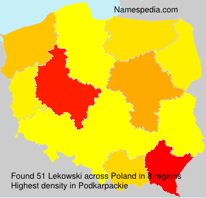 Surname Lekowski in Poland Surname Lekowski in Poland
