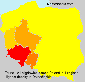 Surname Leligdowicz in Poland Surname Leligdowicz in Poland