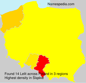 Surname Lelit in Poland Surname Lelit in Poland