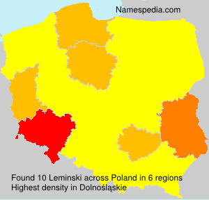 Surname Leminski in Poland Surname Leminski in Poland