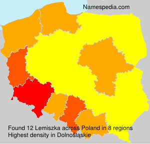 Surname Lemiszka in Poland Surname Lemiszka in Poland