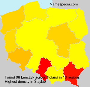 Surname Lenczyk in Poland Surname Lenczyk in Poland