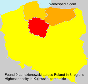 Surname Lendzionowski in Poland Surname Lendzionowski in Poland