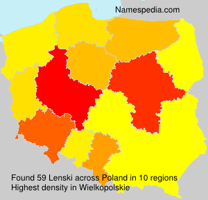 Surname Lenski in Poland Surname Lenski in Poland