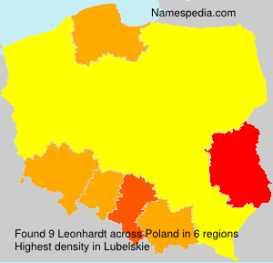Surname Leonhardt in Poland Surname Leonhardt in Poland
