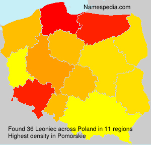 Surname Leoniec in Poland Surname Leoniec in Poland