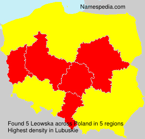 Surname Leowska in Poland