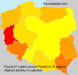 Surname Lepko in Poland Surname Lepko in Poland