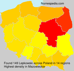 Surname Lepkowski in Poland Surname Lepkowski in Poland