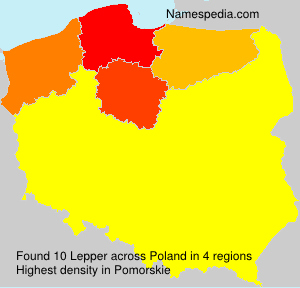Surname Lepper in Poland Surname Lepper in Poland