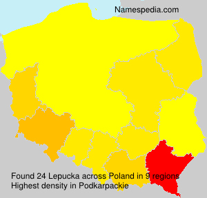 Surname Lepucka in Poland Surname Lepucka in Poland