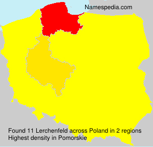 Surname Lerchenfeld in Poland Surname Lerchenfeld in Poland