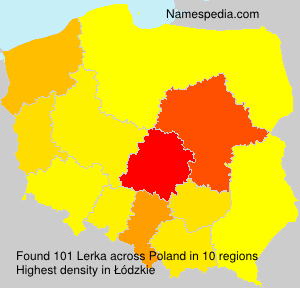 Surname Lerka in Poland Surname Lerka in Poland