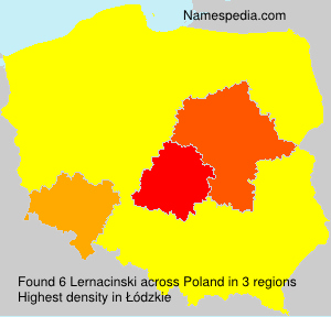Surname Lernacinski in Poland Surname Lernacinski in Poland