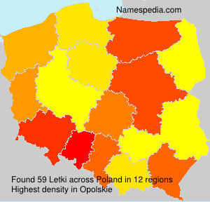 Surname Letki in Poland Surname Letki in Poland