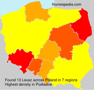 Surname Leusz in Poland Surname Leusz in Poland