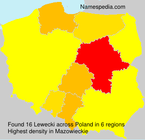 Surname Lewecki in Poland Surname Lewecki in Poland
