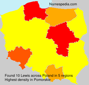 Surname Lewis in Poland Surname Lewis in Poland