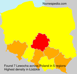 Surname Lewocha in Poland