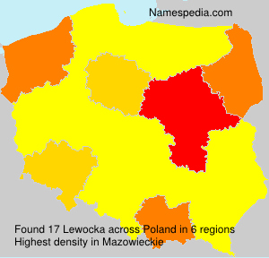 Surname Lewocka in Poland Surname Lewocka in Poland