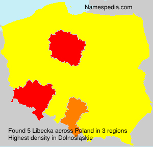 Surname Libecka in Poland Surname Libecka in Poland