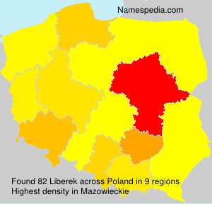 Surname Liberek in Poland Surname Liberek in Poland