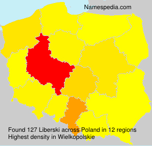 Surname Liberski in Poland Surname Liberski in Poland
