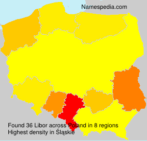Surname Libor in Poland Surname Libor in Poland