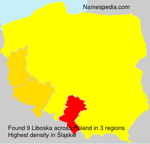 Surname Liboska in Poland Surname Liboska in Poland