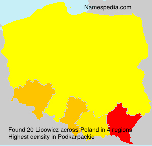 Surname Libowicz in Poland Surname Libowicz in Poland