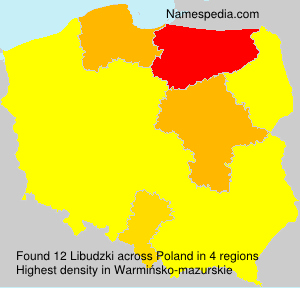 Surname Libudzki in Poland Surname Libudzki in Poland