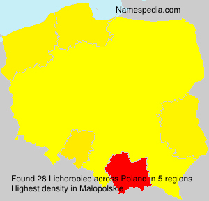 Surname Lichorobiec in Poland Surname Lichorobiec in Poland