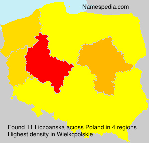 Surname Liczbanska in Poland