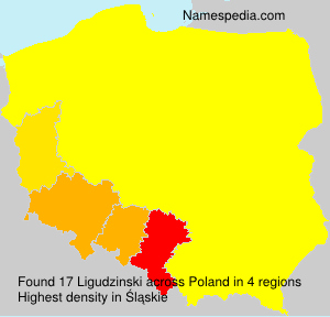 Surname Ligudzinski in Poland Surname Ligudzinski in Poland