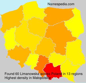 Surname Limanowska in Poland Surname Limanowska in Poland
