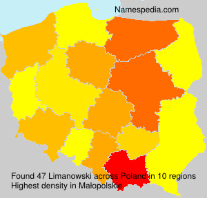 Surname Limanowski in Poland Surname Limanowski in Poland