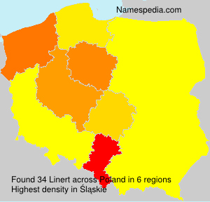 Surname Linert in Poland Surname Linert in Poland